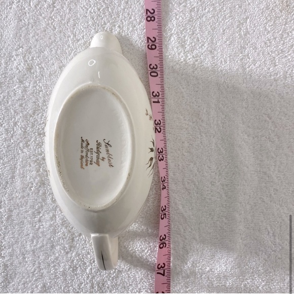 Vintage Sunblest By Ridgeway Staffordshire Ceramic Gravy Boat - Picture 9 of 10